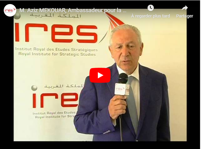 M. Aziz MEKOUAR, Quelles politiques d’adaptation au changement climatique et/ou de réduction de l’empreinte écologique de la planète ?