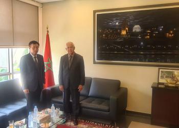 Visite de travail à l'IRES de S.E.M. LI Changlin, Ambassadeur extraordinaire et plénipotentiaire de Chine au Maroc